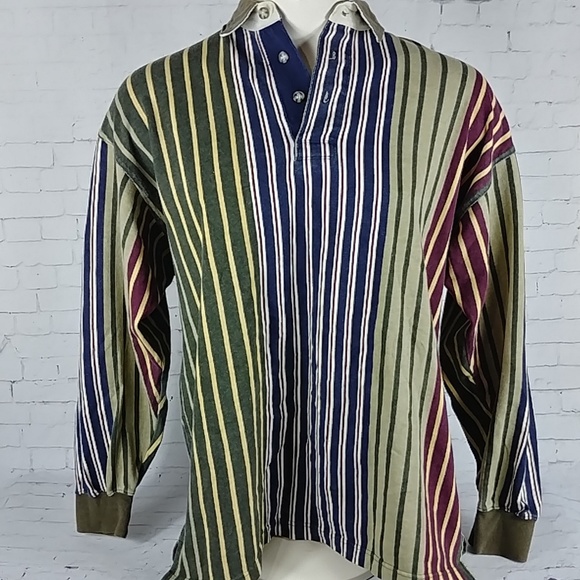 Gant Other - Vintage 90s Gant Rugger Striped Retro Polo Shirt